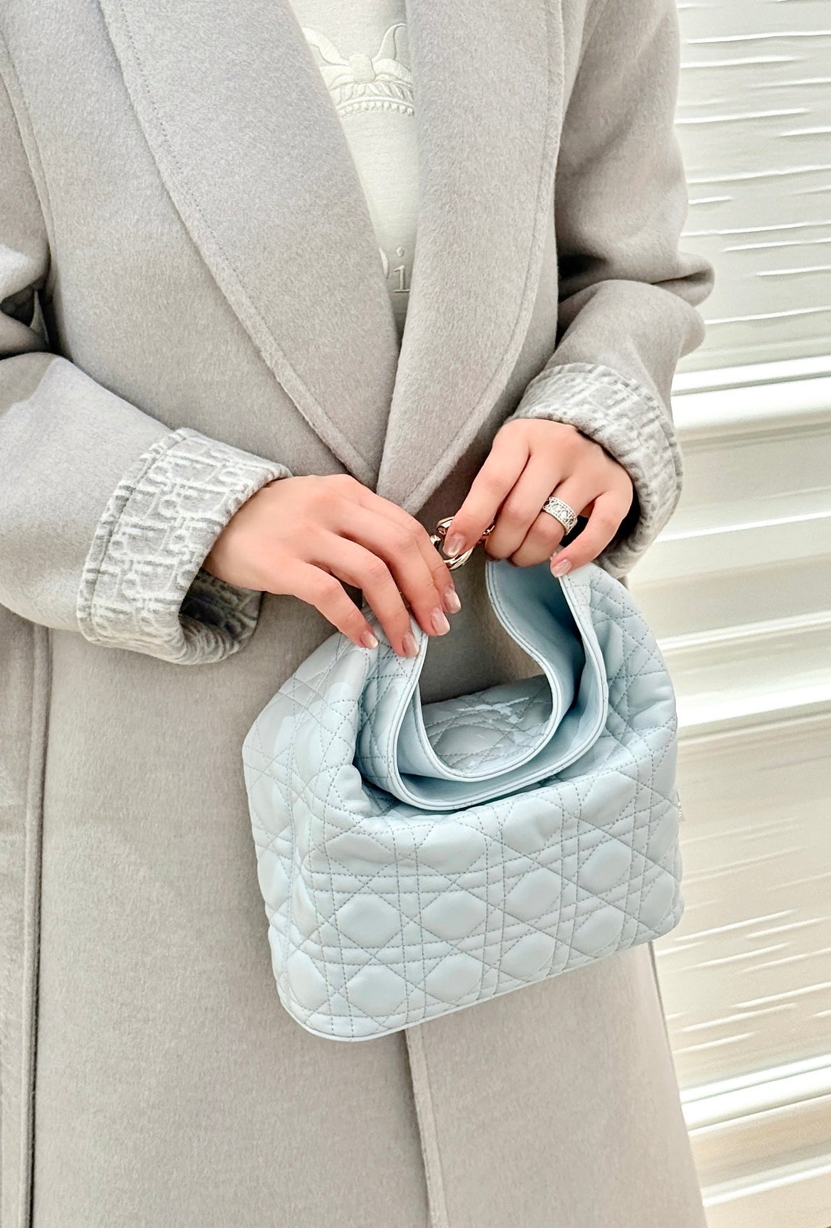 Refined Quilted The Latest Model Handbag