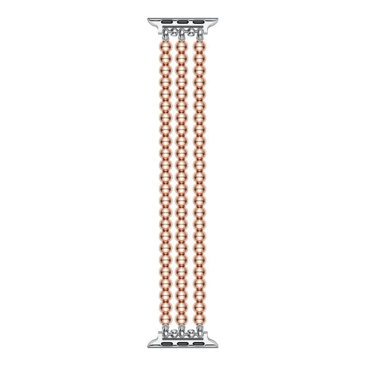 Nova Stainless Steel Beaded Band for Apple Watch