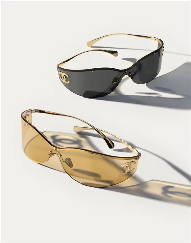 Minimalist frameless design sunglasses