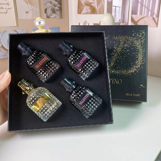 🖤 Urban Rebel Black Box — Men’s 4-Piece Fragrance Set (30ml × 4)