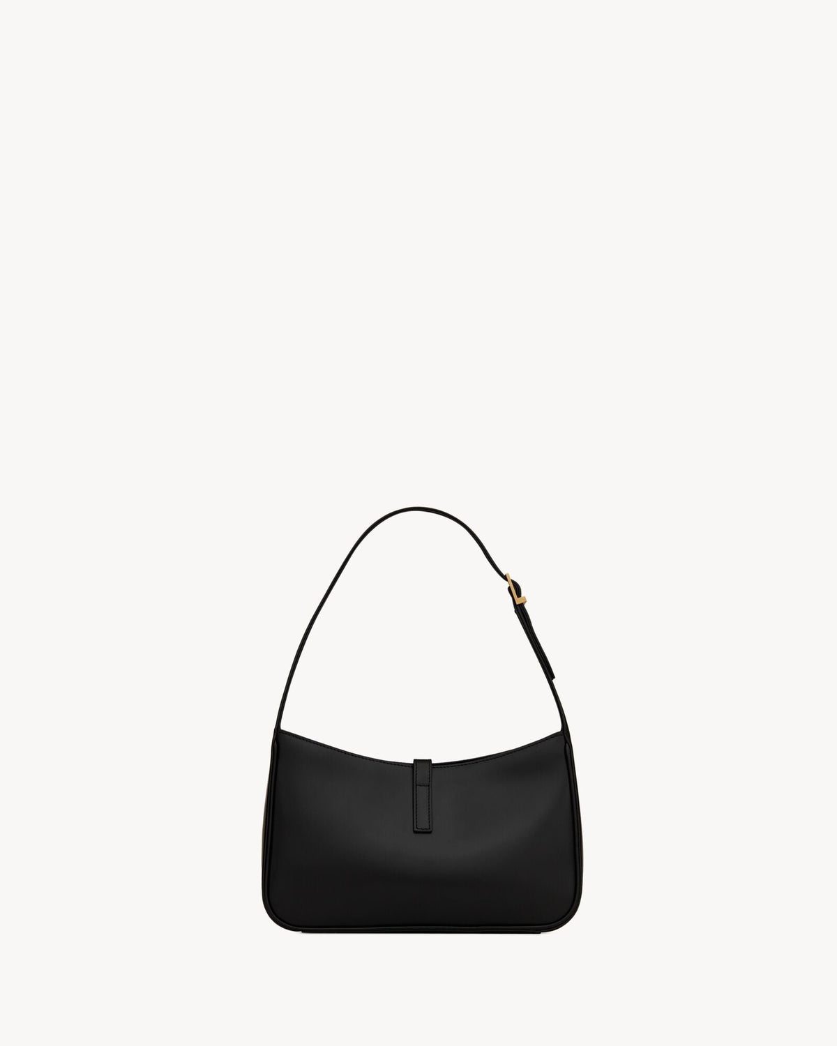 Saint Laurent Le 5 à 7 Patent Leather Hobo Bag – Burgundy Elegance