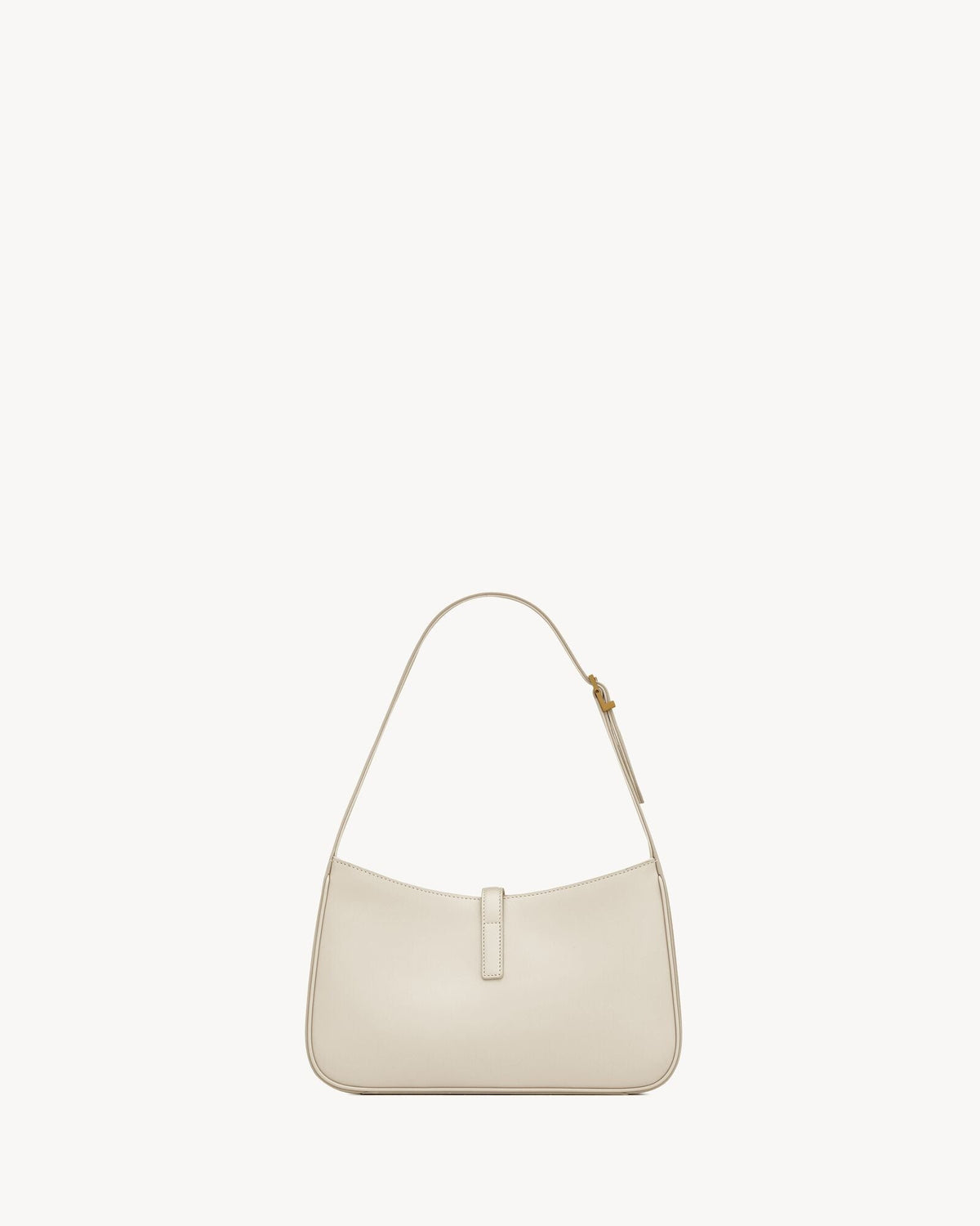 Saint Laurent Le 5 à 7 Patent Leather Hobo Bag – Burgundy Elegance