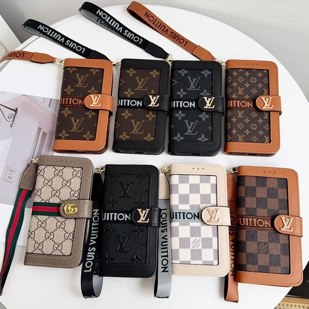 Luxury 17 iPhone Case with Built-In Wallet