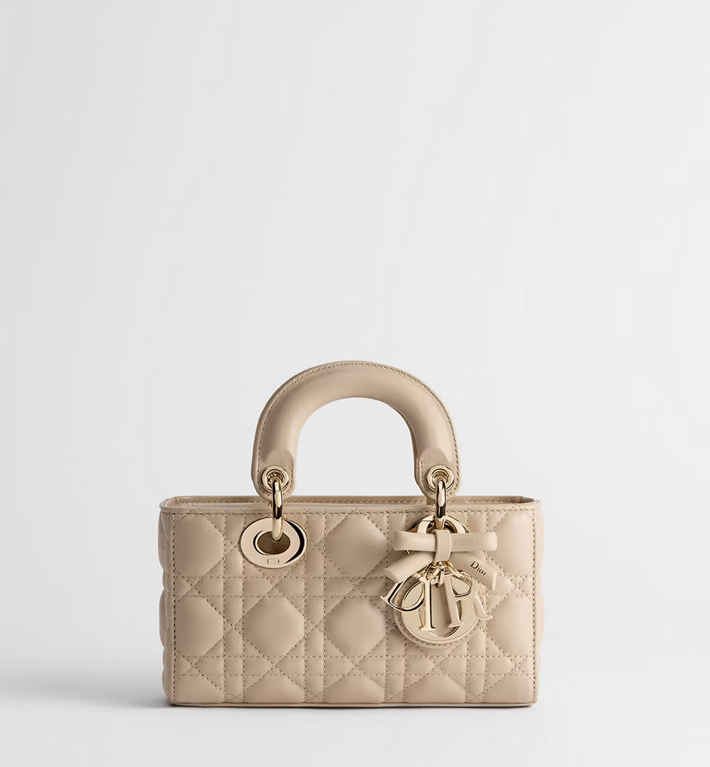 Luxury Elegant Quilted Top Handle Bag