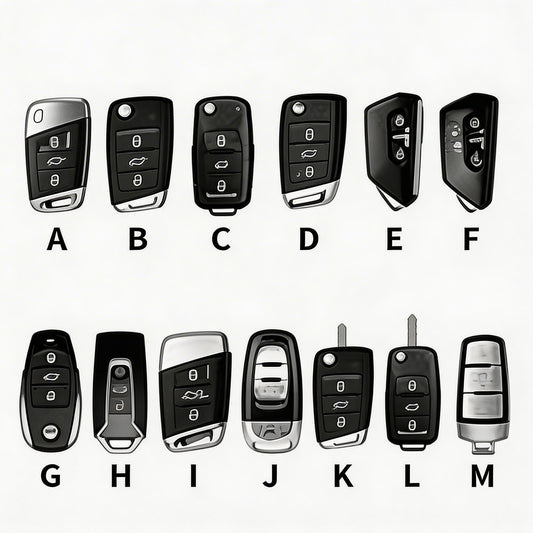 Top Grain Leather Volkswagen key Case