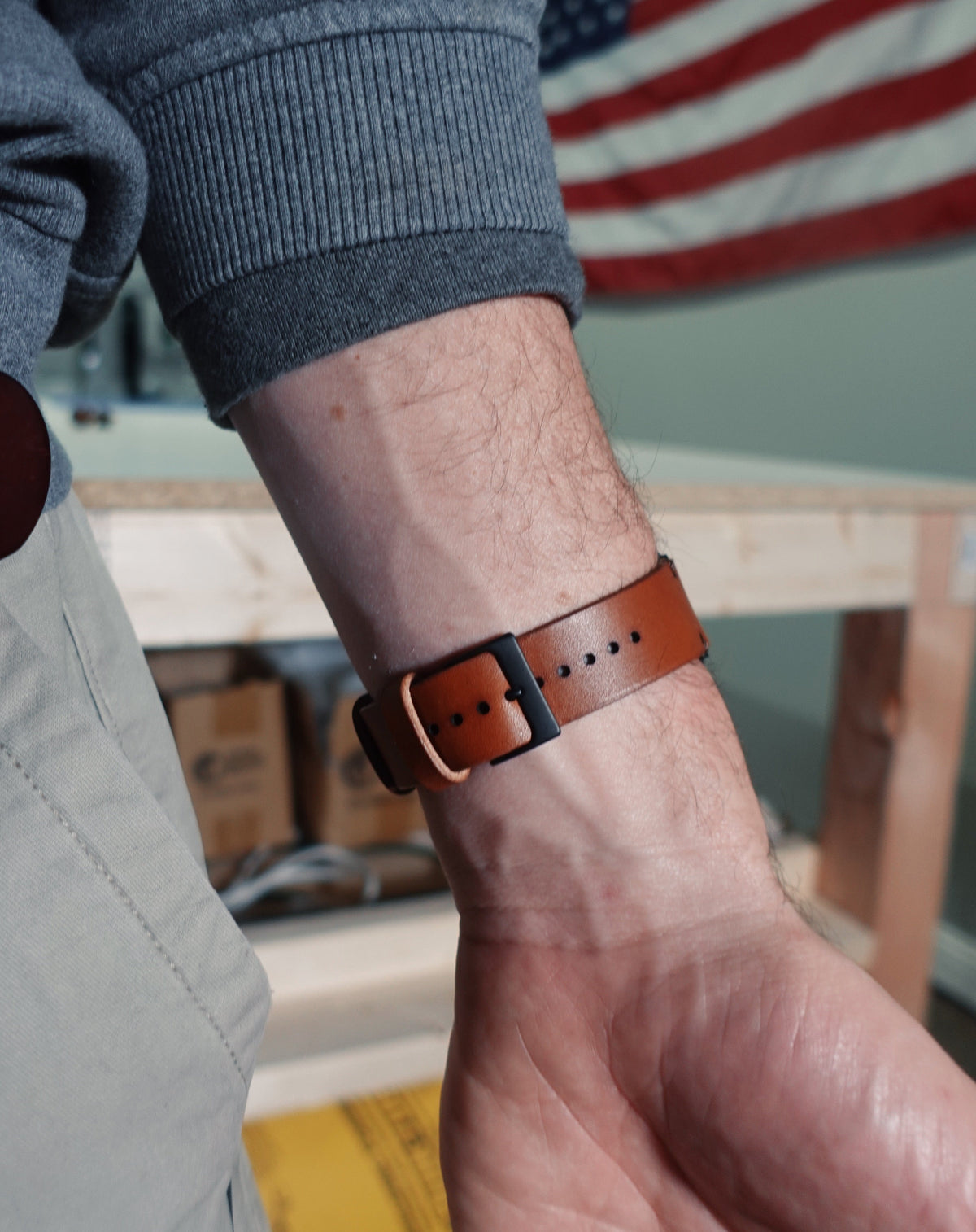Full-Grain Leather Watch Strap