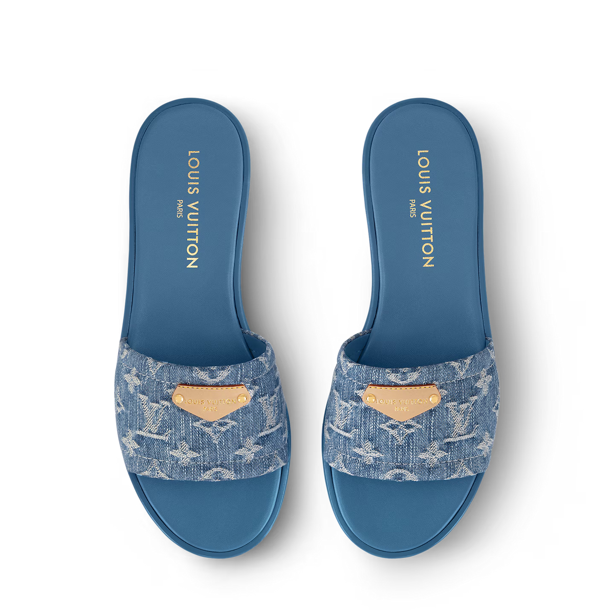 👡 Luxury Denim Summer Slide Sandals